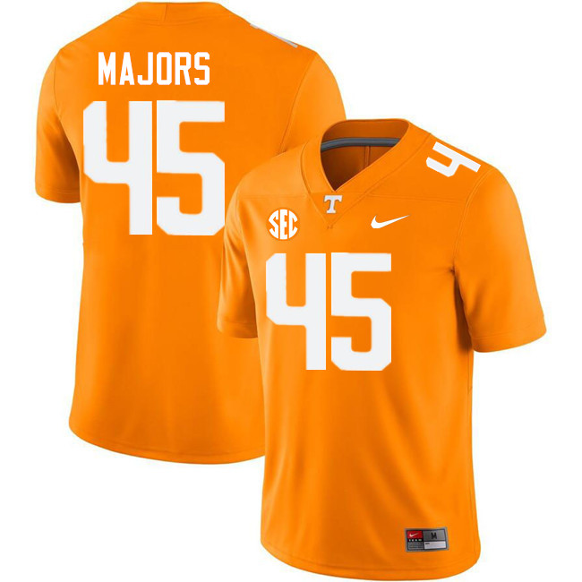 Johnny Majors Tennessee Jersey,Tennessee Volunteers #45 Johnny Majors College Jersey,Uniforms-Orange